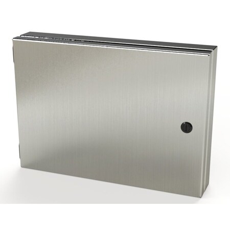 Saginaw Control & Engineering Electrical Enclosures, 10 in H, 1-1/2 in D, 14 in W, NEMA 3R, 4, 4X, 12, 13, 304 Stainless Steel SCE-HA1014SS